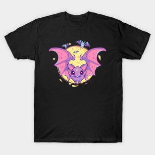 Kawaii Bat Pastel Goth T-Shirt